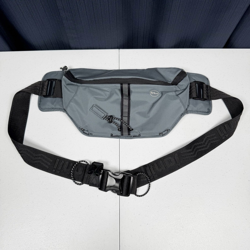 Janji Multipass Sling Bag Gray 2L Running Fanny Pack Crossbody Waist Bag Ripstop